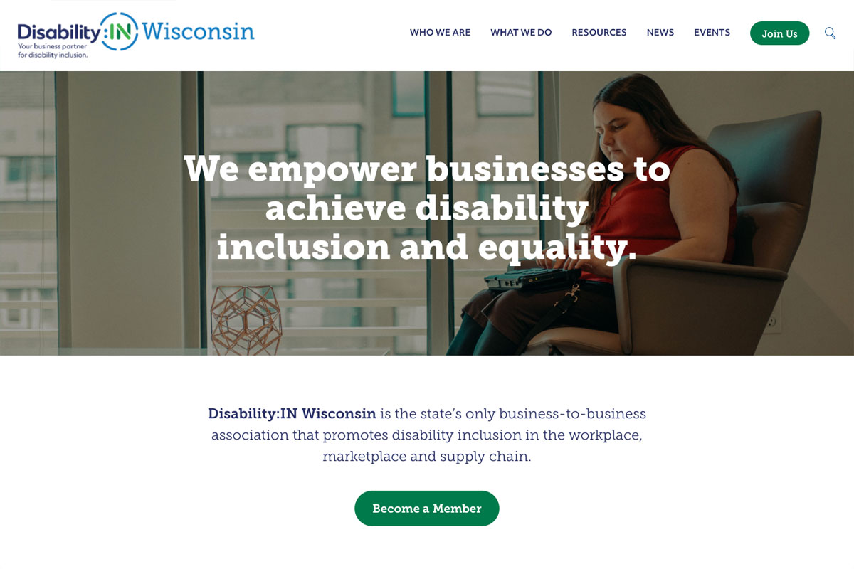 Disability in Wisconsin website